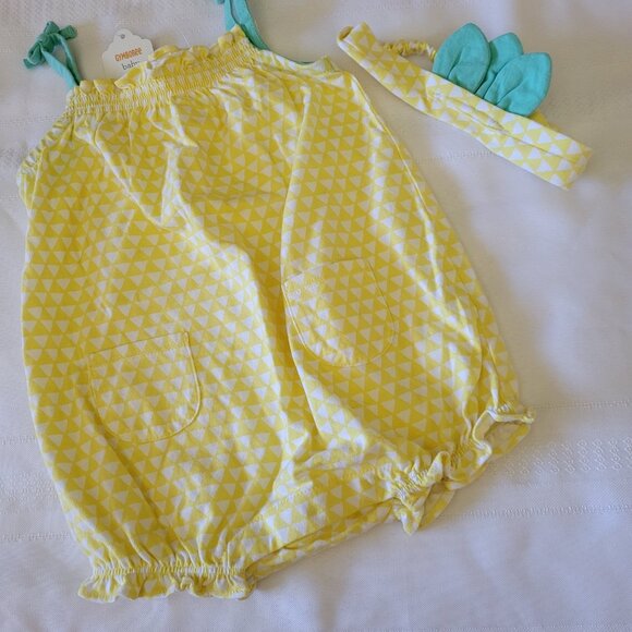 Gymboree California Dreamers 6-12 month Romper Headband NWT set. Mixed Bin Z30 - Picture 2 of 3